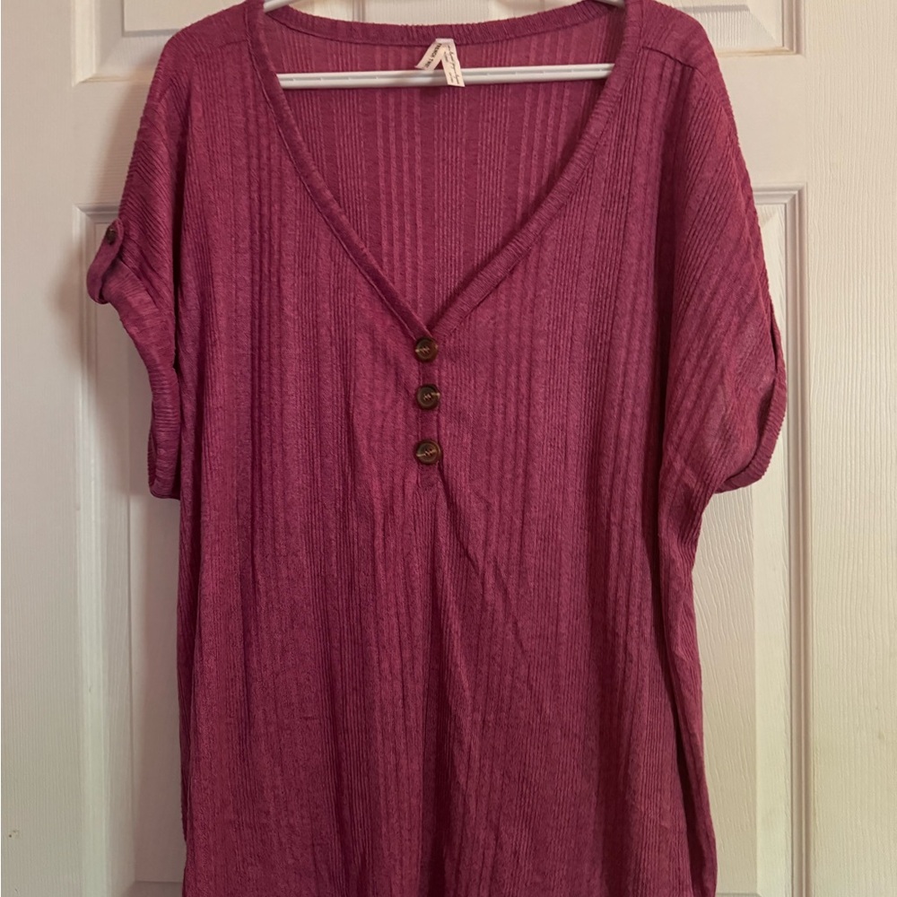 Plum colour pretty top